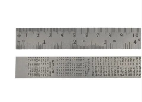 Faithfull FAIRULE150SS 150mm / 6in x 19mm Steel Rule