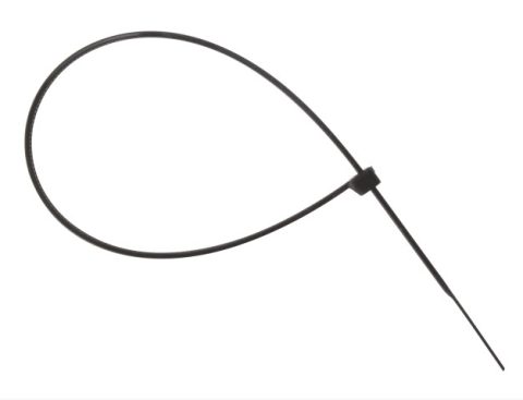 Forgefix FORCT380B  7.6 x 380mm Cable Tie Black – Bag 100