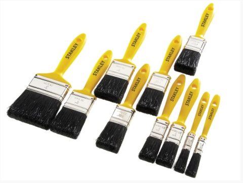 Stanley STAHOBBY10 Hobby Paint Brushes Set – 10 Pieces