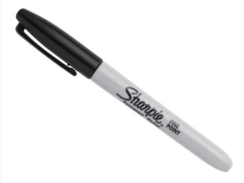 Sharpie SHP1985857  Fine Tip Permanent Marker Black