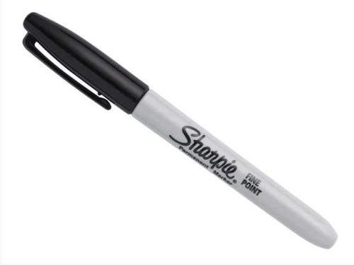 Sharpie  Fine Tip Permanent Marker Black