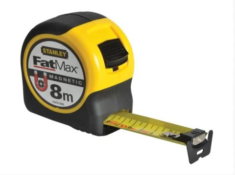 Stanley STA033868 8m FatMax BladeArmor Magnetic Tape Metric