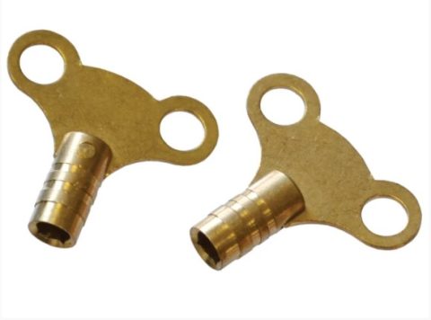 Faithfull FAIRADKEY Radiator Keys – Brass – Pack of 2
