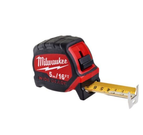 Milwaukee 5m/16ft Premium Wide Blade Tape Measure