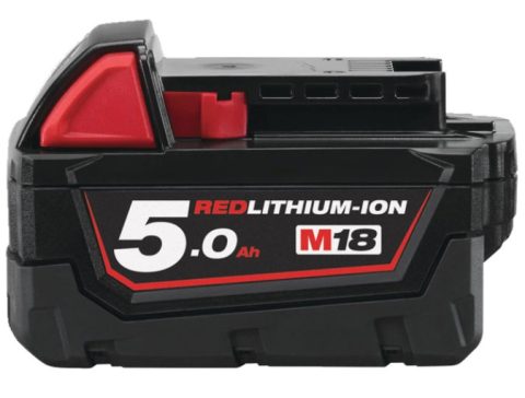 Milwaukee M18B5 5.0Ah 18V  Redlithium-Ion Battery