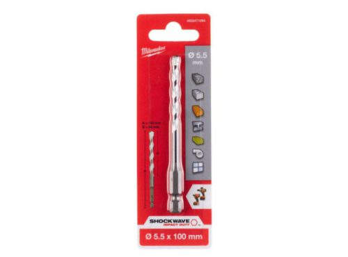 Milwaukee 4932471094  5.5mm x 100mm Multi Material Drill Bit