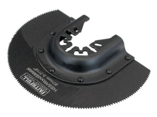 Faithfull Multi-Functional Tool HSS Radial Blade Wood-Metal 87mm