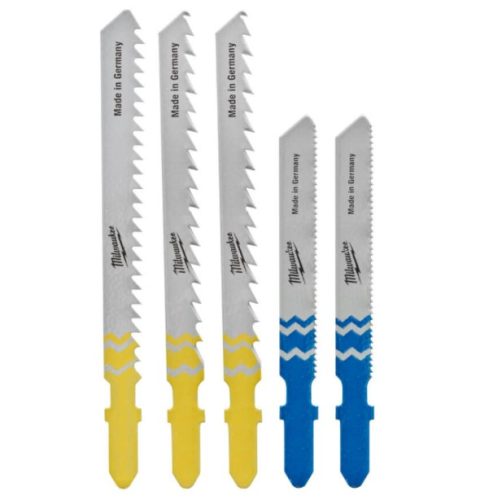 Milwaukee 4932345825 Wood and Metal Jigsaw Blade Set – 5pc