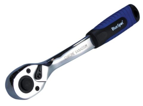 BlueSpot 02014 Soft Grip Ratchet 72 Teeth 1/2in Drive