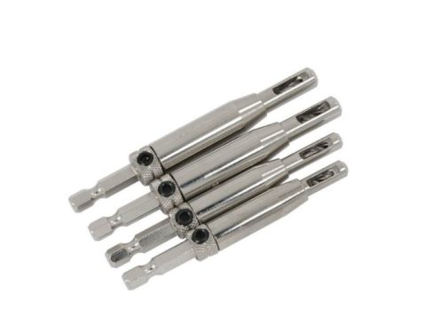 PTI PTI0148 HINGE GUIDE DRILL BIT SET – 4 piece