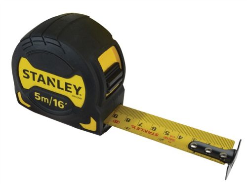 Stanley STA033568 Grip Pocket Tape 5m/16ft Blade (Width 28mm)