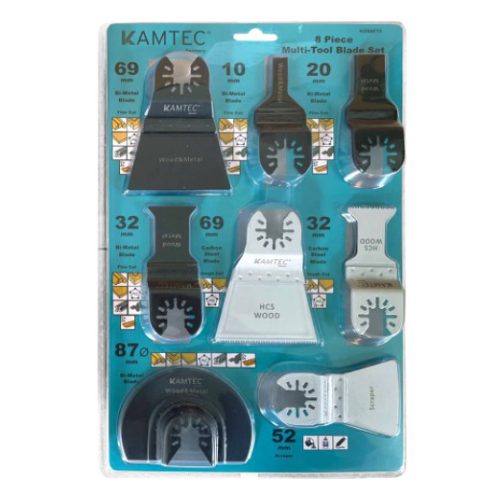 KAMTEC 8 Piece Multi-Tool Blade Set