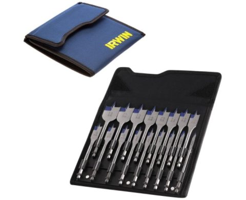 Irwin IW4041002 Blue Grove Flat Bit Set – 17 piece