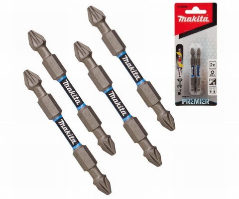 Makita E-06292 PZ2 x 65mm Impackt Premier Bit – 4pc