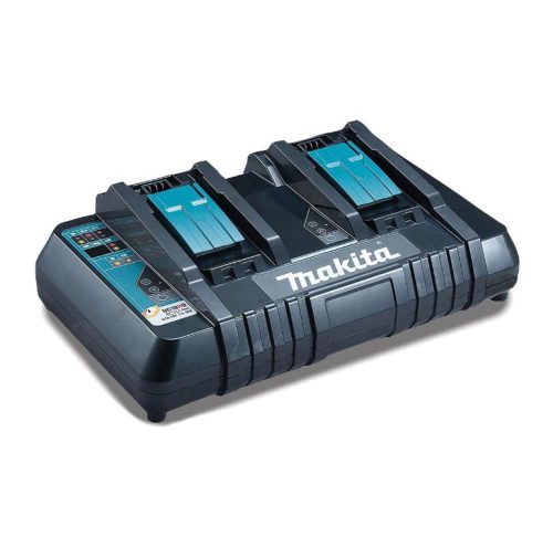 Makita DC18RD 7.2v-18v LXT Li-Ion Twin Port Battery Charger 240v