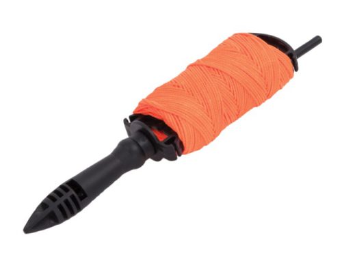 Marshalltown Mason’s LineLine Winder with 250′ Braided Orange