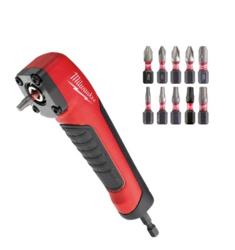 Milwaukee 4932471274 SHOCKWAVE Right Angle Attachment 11 Piece