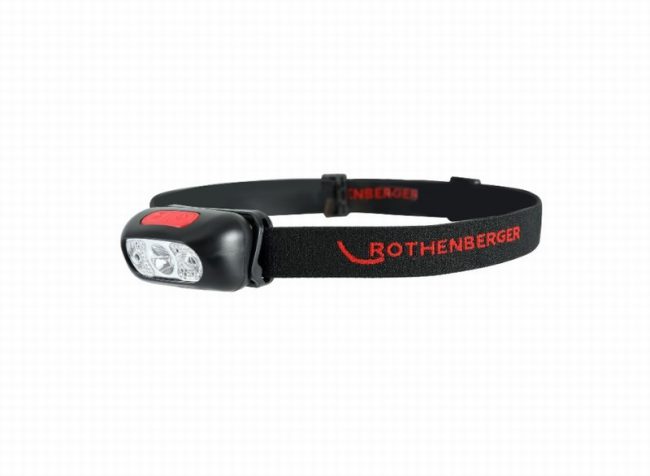 Rothenberger 1500003811 Compact Rechargeable Head Torch-200 Lum.