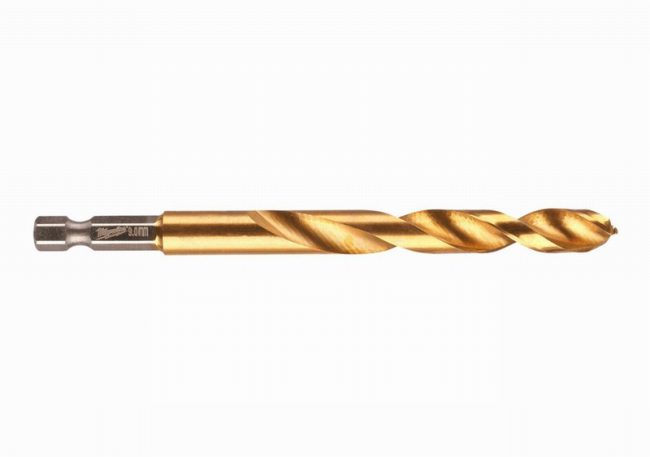 Milwaukee 48894721  9mm Shockwave HSS TiN Metal Drill Bit - Image 2