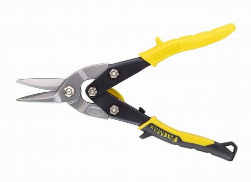 Stanley Yellow Aviation Snip & Holster Straight Cut 10in (250mm)