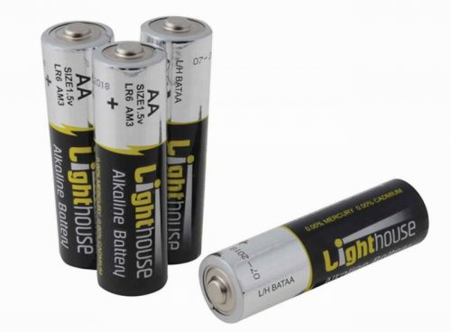 Lighthouse Alkaline Batteries AA LR6 2400mAh Pack of 4