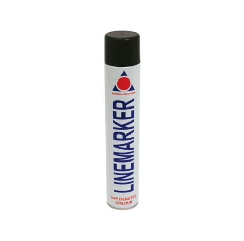 Aerosol AERLMPBK 750ml Line Marking Spray Paint Black