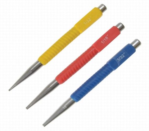 BlueSpot 22445 Nail Punch Set – 3 Piece