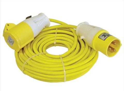 Faithfull FPPTL14ML 110V  14m Trailing Lead Plug and Socket