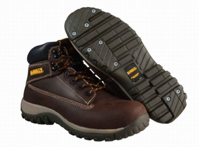 DeWalt Hammer Size 7 UK (41 EU) Brown Non-Metallic Safety Boots - Image 2