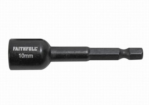 Faithfull FAISBMNUT10I 10mm1/4″ Magnetic Impact Nut Driver