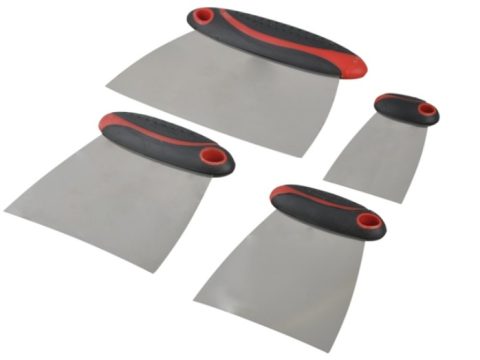 Faithfull FAISGFILLERS Stainless Steel Filler & Spreader Set-4pc