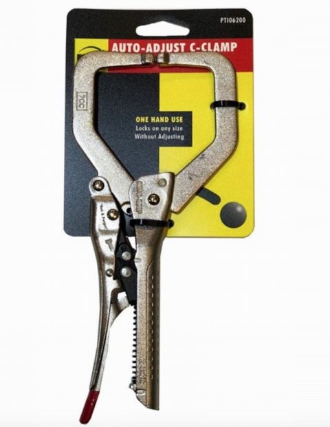 PTI PTI06200 CLAMP-C 7″ Automatic Locking Vice Grip Pliers