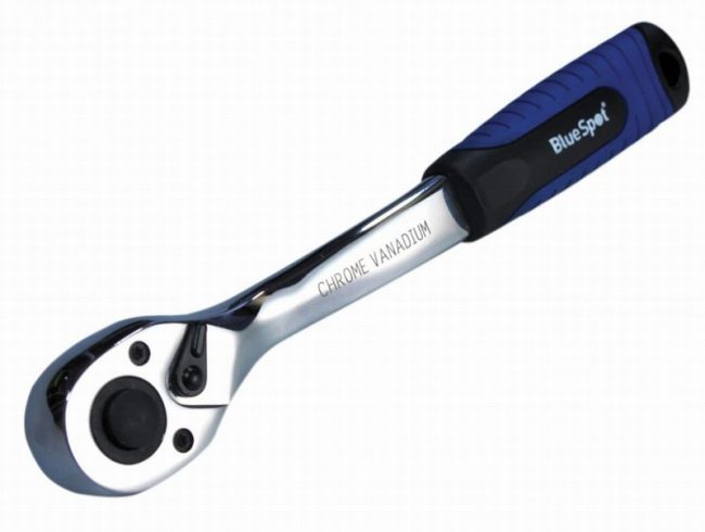 BlueSpot 02012 Soft Grip Ratchet 72 Teeth 3/8in Drive