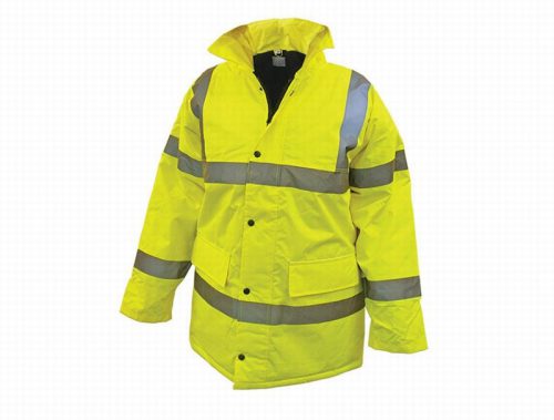 Scan Hi-Vis Yellow Motorway Jacket – L (44in)