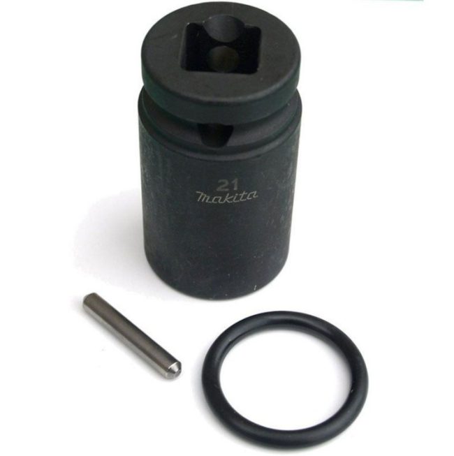 Makita 134833-2 21mm 1/2" Scaffold Impact Socket with Pin & Ring