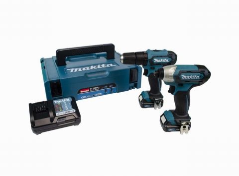 Makita CLX228AJ 2 Piece 12V Power Tool Kit, Batteries, Charger