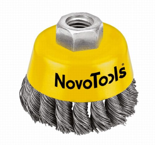 Novo Tools 65mm Cup Brush Twistknot NTWB6514ST