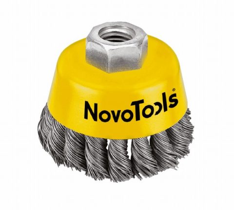 Novo Tools NTWB10014ST 100mm Cup Brush Twistknot