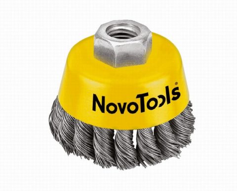 Novo Tools NTWB7514ST 75mm Cup Brush Twistknot
