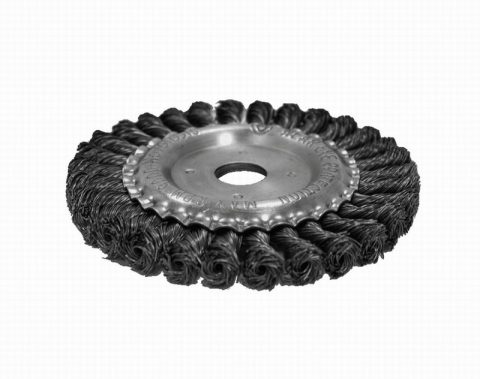 Novo Tools NTWWB11522ST 115mm Wheel Brush Twist knot steel wire