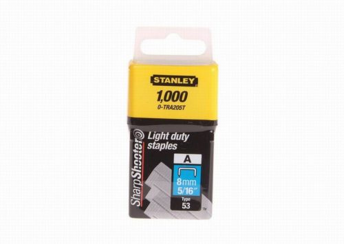 Stanley TRA2 Light-Duty Staple 8mm TRA205T (Pack 1000)