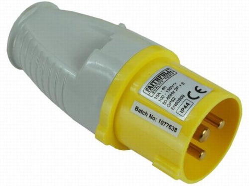 Faithfull Yellow Plug 16 amp 110V