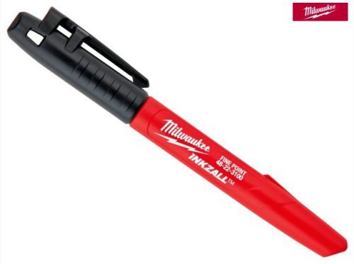 Milwaukee 48223100 INKZALL Fine Tip Marker Black