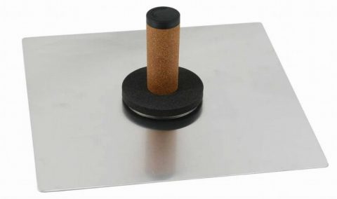NELA 407035BK Trowels 14″ x 14″ Aluminium Hawk with BiKo Cork