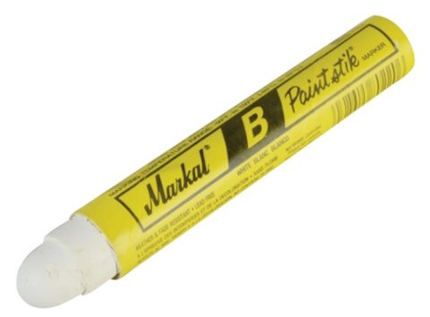 Markal B MKLBWHITE  Paintstik Cold Surface Marker White