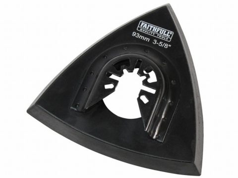 Faithfull FAIMFPAD93 93mm Delta Hook & Loop Sanding Pad – 1pc