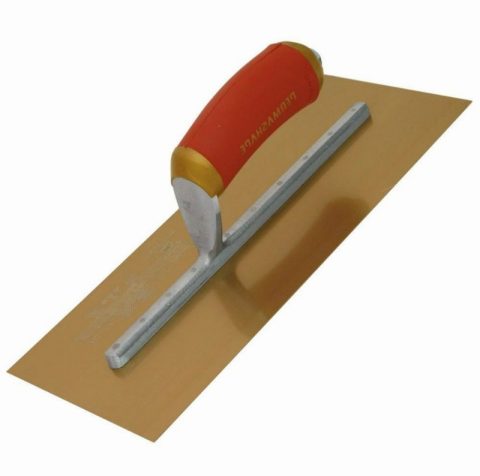 Marshalltown Gold Stainless Steel Plasterers Trowel MPB