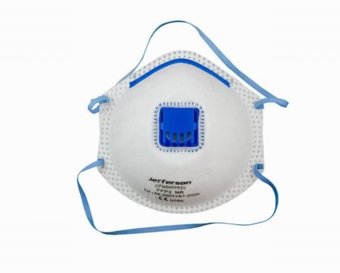 Jefferson JEFMSKFFP2V-10 Particulate Respiratory Mask-Pack of 10