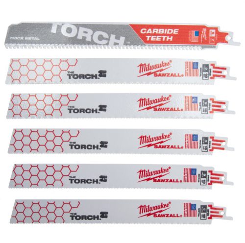 Milwaukee 48009029 Sawzall 230MM 18 TPI&7 TPI Torch Metal Blades