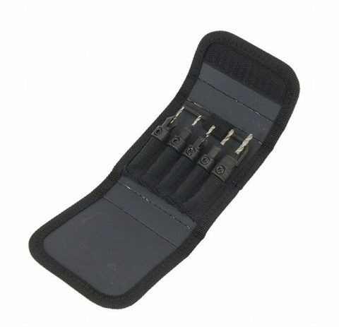 PTI PTI0147 HSS DRILL AND COUNTERSINK SET – 5 piece